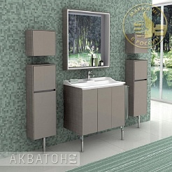 Акватон Мебель для ванной "Фабиа 65" латте – фотография-7